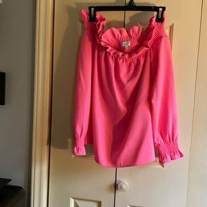 Crown & Ivy off the shoulder, size small, cropped top. $20.00